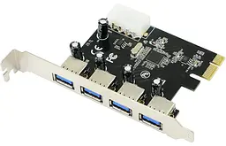 Контролер Dynamode USB 3.0 4 ports NEC PD720201 to PCI-E (USB3.0-4-PCIE)