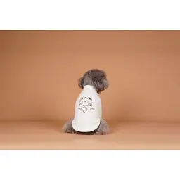Гольф для собак з Ведмедиком на спинці, білий XL Cheepet zoo0006489 - мініатюра 4