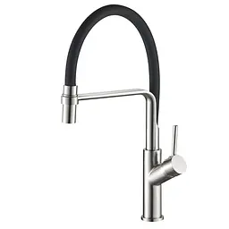 Змішувач для кухні Globus Lux Denver Flex GDF-32-08-01 Чорний матовий - мініатюра 2