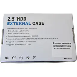 Кишеня зовнішня Dynamode 2.5" SATA HDD/SSD USB 3.0 Transparent (DM-CAD-25316) - мініатюра 11
