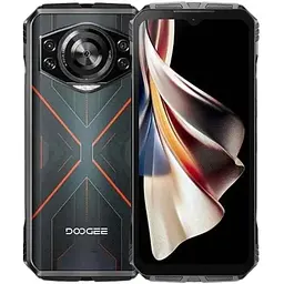 Смартфон Doogee S Cyber 8/256 Gb NFC акб 10800 мА·год black red (чорний з червоним)