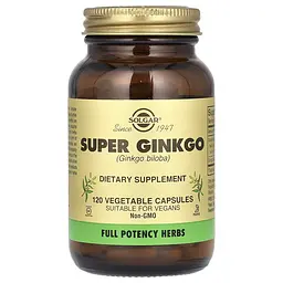 Екстракт Листя Гінкго Білоба Super Ginkgo - 120 вег. капсул