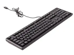 Клавіатура A4Tech KK-3 USB Black - мініатюра 2