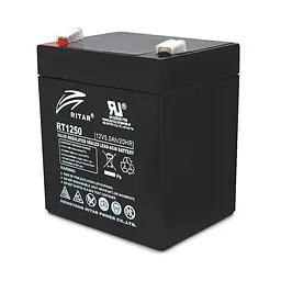 Акумуляторна батарея Ritar RT1250B AGM 12V 5.0Ah Black Case