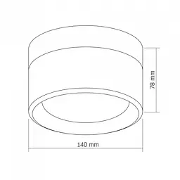 LED світильник IP65 круглий VIDEX BHD01 9W 2400-3200-4300K Black - мініатюра 6