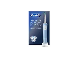 Електрична зубна щітка Braun Oral-B Vitality D103.413.3 PRO Protect X Clean Vapor Blue