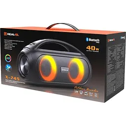 Портативна акустика Real-EL X-745 Black (X-745 Black) - мініатюра 10