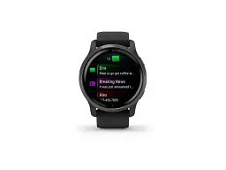 Смарт-годинник Garmin Venu 2 Slate Stainless Steel Bezel with Black Case and Silicone Band (010-02430-11/01) - мініатюра 3