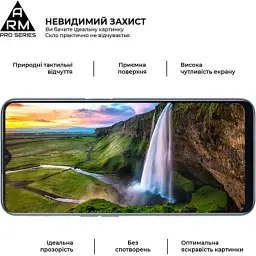Скло захисне Armorstandart Pro OPPO A16 Black (ARM61019) - миниатюра 4