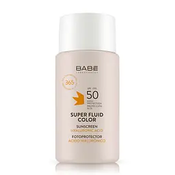 Сонцезахисний BB-флюїд з тонуючим ефектом для всіх типів шкіри SPF 50 Babe Laboratorios 50 мл