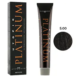 Професійна стійка крем-фарба для волосся Hipertin Platinum 5.00 світло-каштановий 60 мл - мініатюра 2