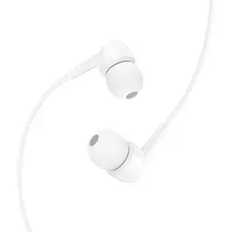 Навушники Hoco Celestial universal earphones with microphone M99 білі - мініатюра 3