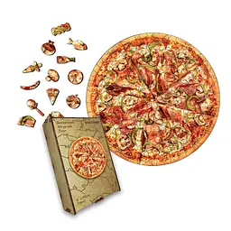 Пазл деревяний Піца (Its Pizza Time!), А3, Деревяна коробка 200 елементів