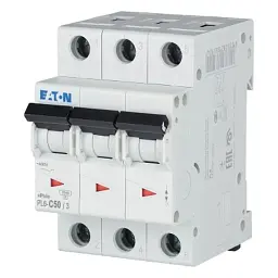 Автоматичний вимикач Eaton 3-п. М3 С 50А PL6 6кА - мініатюра 3
