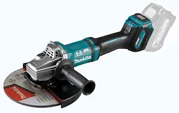 Шліфмашина кутова акумуляторна Makita GA038GT201 (230 мм, 6600 об/хв, BL, AFT, AWS, XGT) - мініатюра 2