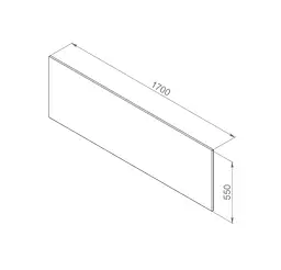Панель фронтальна для ванни Am.Pm Inspire 2.0 170x75 см білий W52A-170-075W-P, Білий - мініатюра 3