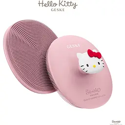 Щітка для обличчя GESKE Facial Brush З в 1 by Hello Kitty з тримачем рожева - мініатюра 3