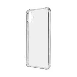 Прозрачный чехол для Samsung Galaxy A05 (A055) с защитой камеры и усиленными бортами, тонкий, силиконовый, бесцветный, ударопрочный, противоударный бампер с закрытой камерой, ArmorStandart (ARM73642)