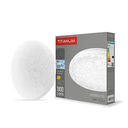 LED світильник настінно-стельовий Titanum Кільця 24W 5000K (26695-000)