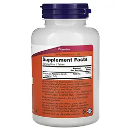 Ніацин (Вітамін В-3) Niacin 500 мг - 250 таблеток - мініатюра 2