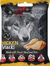 Напіввологі ласощі для собак Alpha Spirit Snacks Chicken, кубики з куркою, 50 г - мініатюра 4