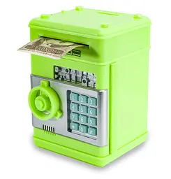 Дитячий сейф - скарбничка Number Bank з кодовим замком та купюроприймачем - мініатюра 4