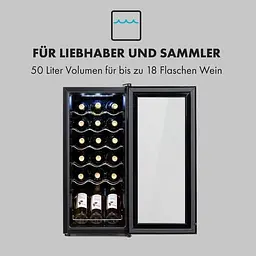 Винний холодильник KLARSTEIN Shiraz 18 Uno (10035026) - мініатюра 2
