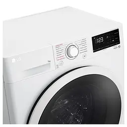 Пральна машина LG фронтальна, 7кг, 1200, A+++, 48см, дисплей, пара, інвертор, білий (F2V3HS7WW) - мініатюра 9