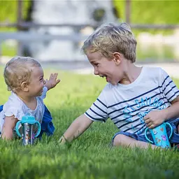 Термопоїльник Miniland Thermobaby Silver, з соскою, 180 мл, сріблястий (89188) - мініатюра 3
