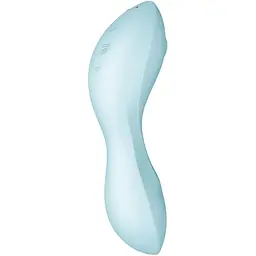 Вакуумний смарт-стимулятор із вібрацією Satisfyer Curvy Trinity 5+ Блакитний - мініатюра 6