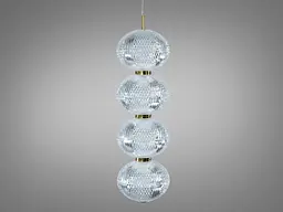Підвісний LED світильник Diasha D221205-4 15 Вт золото - мініатюра 3