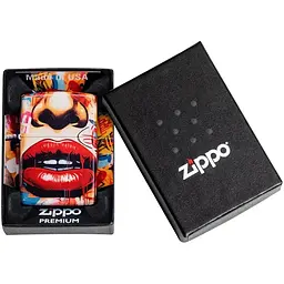 Запальничка Zippo 49352 Street Art Face Design - мініатюра 3