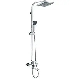 Душова система Zerix LEB16-123 ZX5573, Хром
