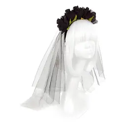 Обруч Black Roses з фатою