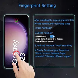 Захисне скло UniqueMe 2-в-1 для Samsung Galaxy S23 5G - мініатюра 8