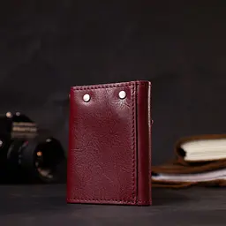 Містка жіноча шкіряна ключниця Grande Pelle 11642 бордовий - мініатюра 9