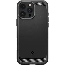 Чохол Spigen Rugged Armor MagSafe Matte Black для iPhone 16 Pro (ACS08115) - мініатюра 2