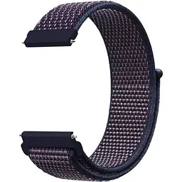 Ремінець DK CDK для Xiaomi Haylou LS16 (RT3 Plus) 22mm Nylon Sport Loop (012416) (indigo)