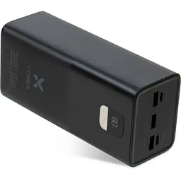Батарея універсальна Vinga 40000 mAh 22.5W Display Black (VPBB4022) - мініатюра 2