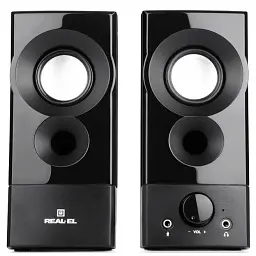 Акустична система REAL-EL S-90 Black (EL121100011) - мініатюра 2