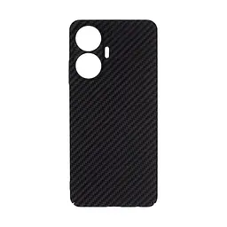Карбоновый чехол для Realme C55, LikeCarbon, черный, панель, защитный чехол-накладка, ультратонкий и легкий, противоударный, обеспечивает защиту от ударов, падений и царапин, ArmorStandart (ARM71939)