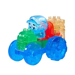 Дитячий сенсорний конструктор Барвистий трактор Jelly Blox 932945 12 деталей - мініатюра 2
