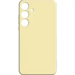 Чохол Make Samsung S24 Plus Silicone Yellow