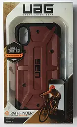Чохол оригінальний протиударний UAG Pathfinder для iPhone XS / iPhone X Carmine (111227119696)
