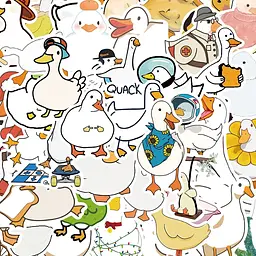 Стікерпак GeekLand Duck 50 штук - мініатюра 2