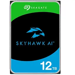 Накопичувач HDD Seagate SATA 12.0TB SkyHawk AI Surveillance 7200rpm 512MB (ST12000VE003) - мініатюра 3