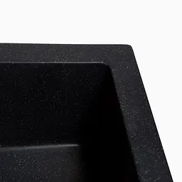 Кухонна мийка Romzha Quadro Antracit RO43448, Чорний - мініатюра 3