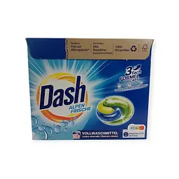 Капсули для стирки универсальные Dash Alpen Frische 3 in 1 18 стирок (4012400502974)