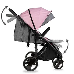 Прогулянкова коляска Kidwell Carell Pink - мініатюра 5