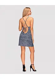 Сорочка Obsessive Nadines L/XL (блакитний) - мініатюра 11